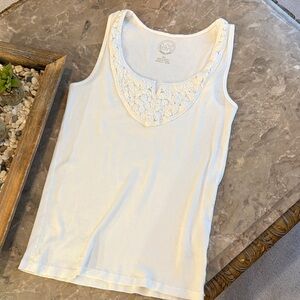 Michael Kors Lace Detail Tank Top